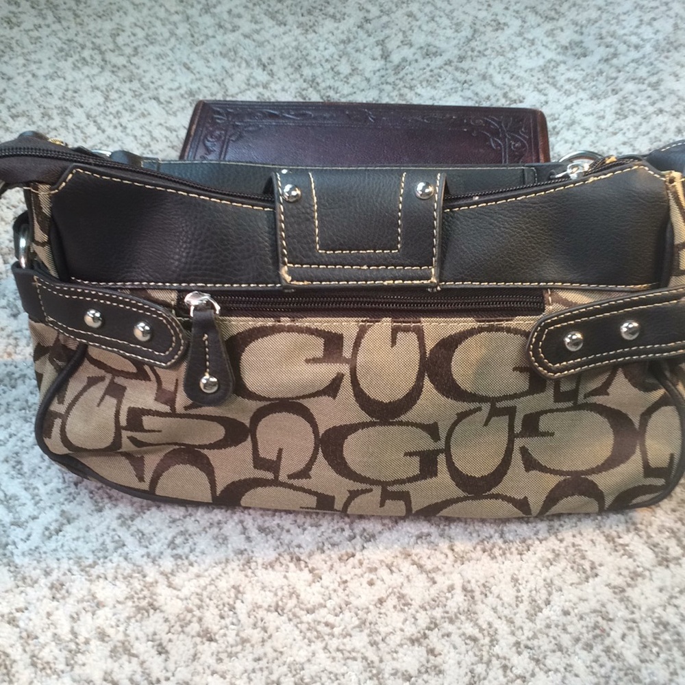 Multi colored patchwork purse - Picture 3 of 6